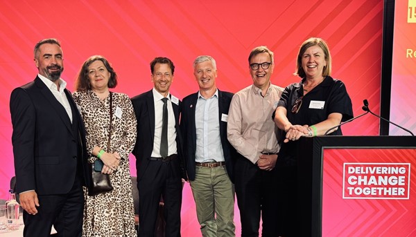 Community foundation leaders at the Delivering Change Together Summit