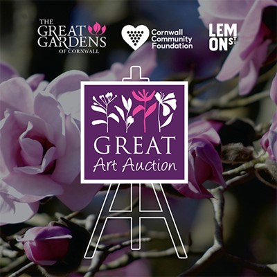 Great Art Auction Banner Cornwall CF Event 2023